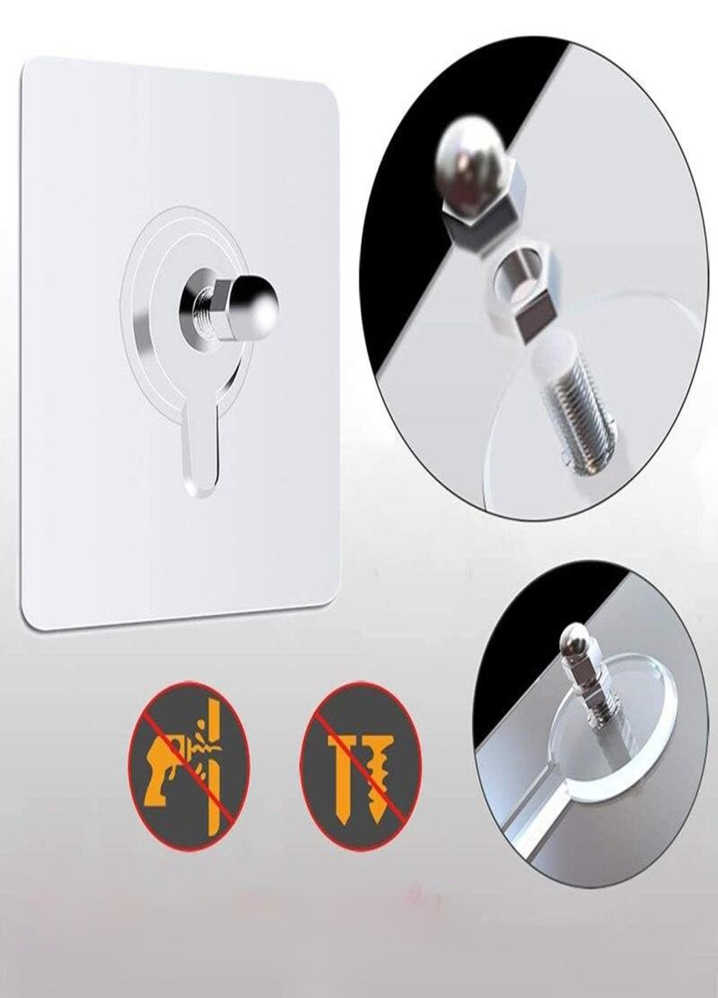 Держатель универсальный без сверления стенок на липучке 10 мм 10 шт. - фото 5