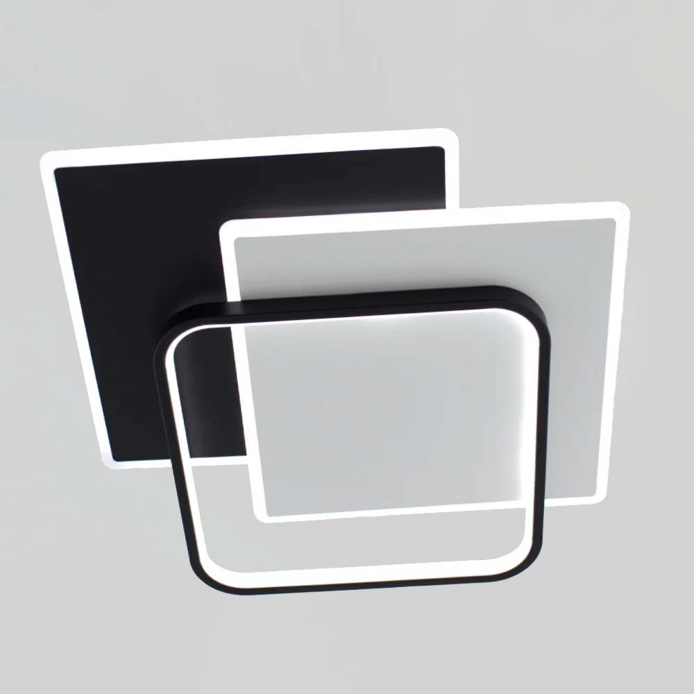 Люстра светодиодная ESLLSE NEW VEGA triple 80W 3S/On/Off 470х470х62/220V/IP20 Black/White (27712835)