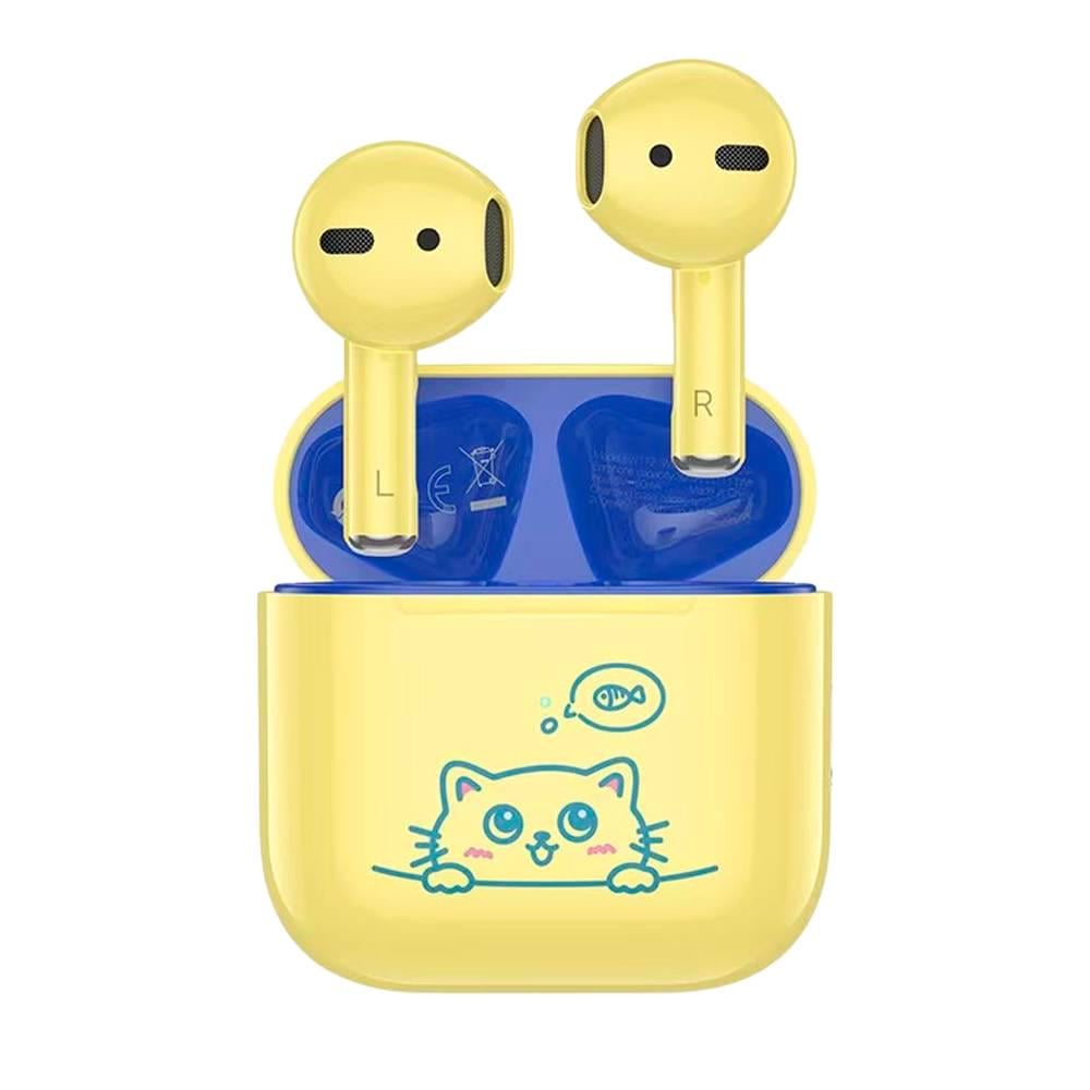 Навушники Bluetooth Hoco EW112 Кейс Yellow (41750)