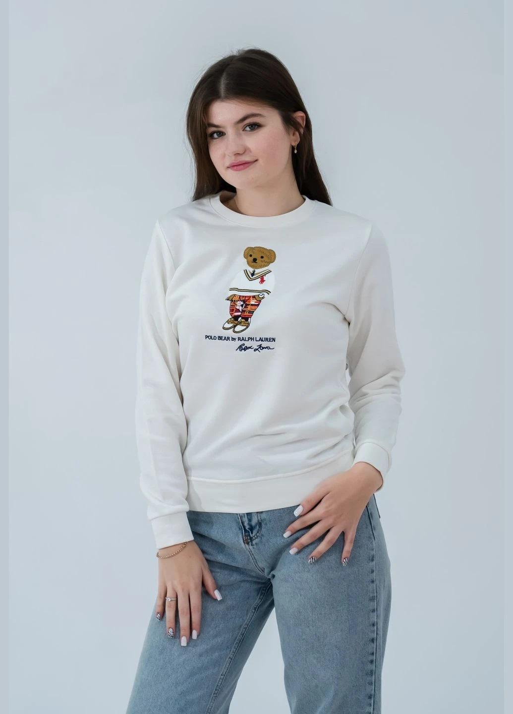 Світшот жіночий Ralph Lauren Polo Bear S-5069WT XL (S-5069WT XL) - фото 2