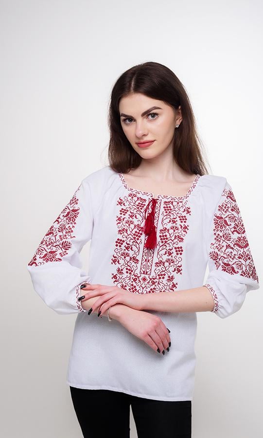 Вишиванка жіноча Вишиваночка р. 54 Білий (517-2)