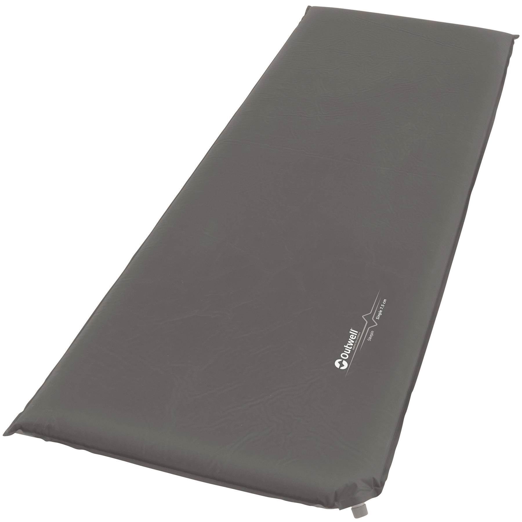 Килимок самонадувний Outwell Self-inflating Mat Sleepin Single 7,5 см Grey (290203)