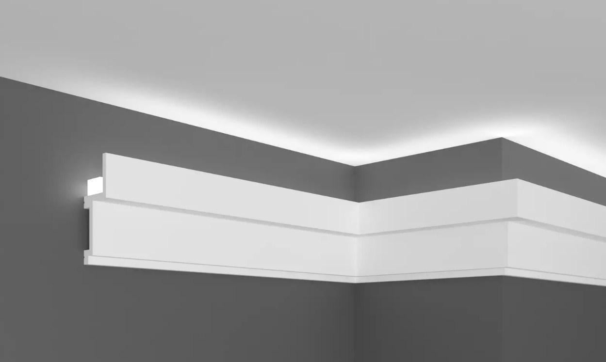 Карниз для скрытого освещения Grand decor KH 915 LED 2,00 м