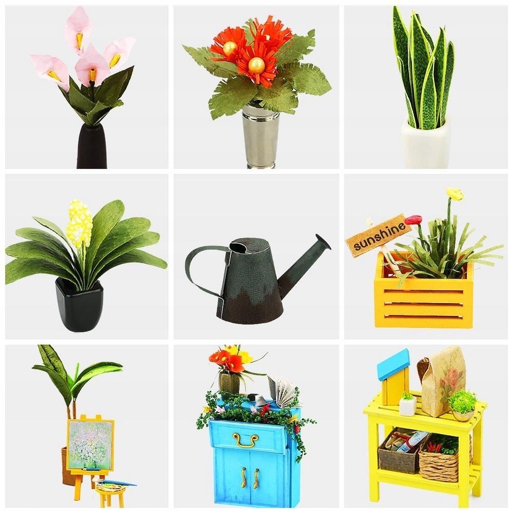 Модель міні-теплиці Robotime 3D Dg104 тривимірна - фото 10