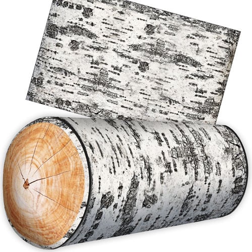 Подушка валик Бревно березовое 42х18 см (PV_OS001)