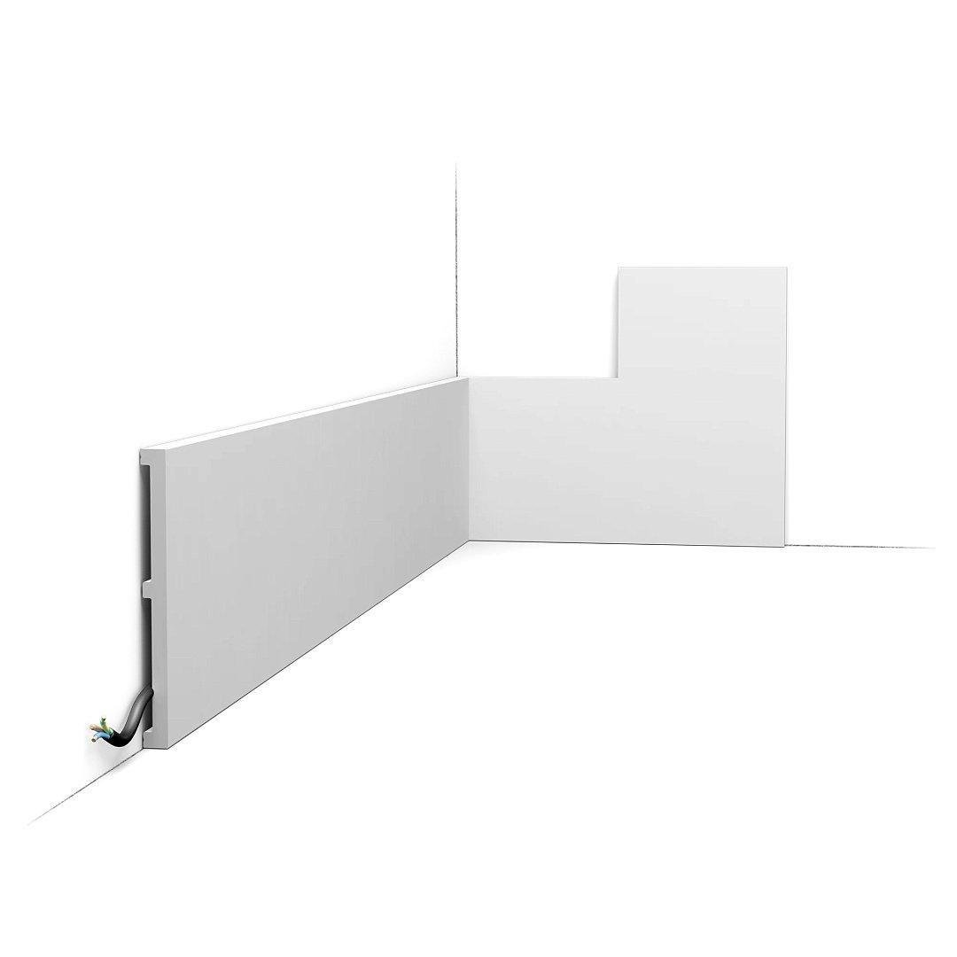 Плинтус дюрополимерный Orac SX168 жесткий 150х14х2000 мм (29288867)