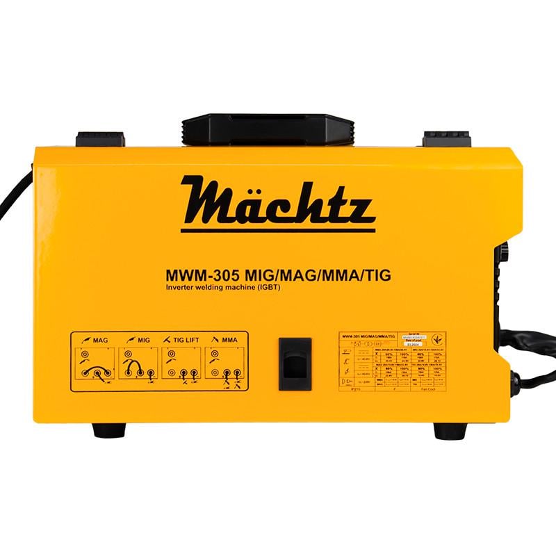 Полуавтомат сварочный Mächtz MWM-305 MIG/MAG/MMA/TIG (11128) - фото 9