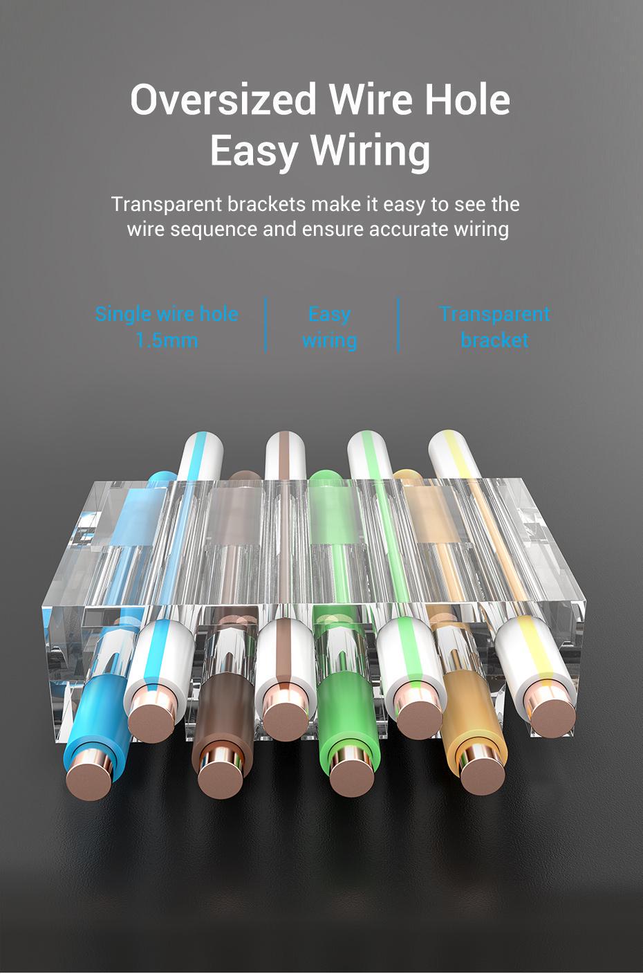 Інтернет-з'єднувачі Vention Cat.7 FTP 10 Гбіт/с 600 МГц 8P8C роз'єм RJ45 LAN RJ 45 Ethernet 10 шт. Сріблястий (IDER0-10) - фото 3 Інтернет-з'єднувачі Vention Cat.7 FTP 10 Гбіт/с 600 МГц 8P8C роз'єм RJ45 LAN RJ 45 Ethernet 10 шт. Сріблястий (IDER0-10) - фото 3