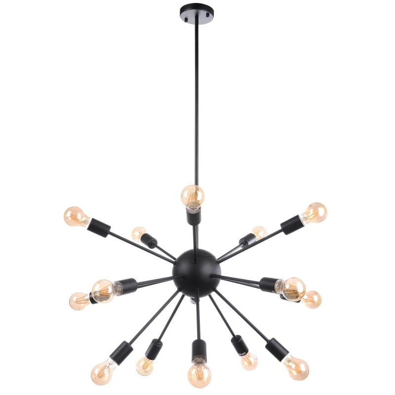 Люстра лофт Brille BL-346S/15 E27 BK (22-560)