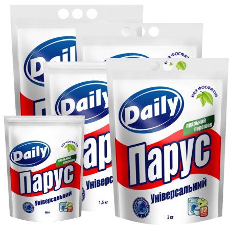 Стиральный порошок Парус DAILY БАРА 3 кг - фото 2 Стиральный порошок Парус DAILY БАРА 3 кг - фото 2