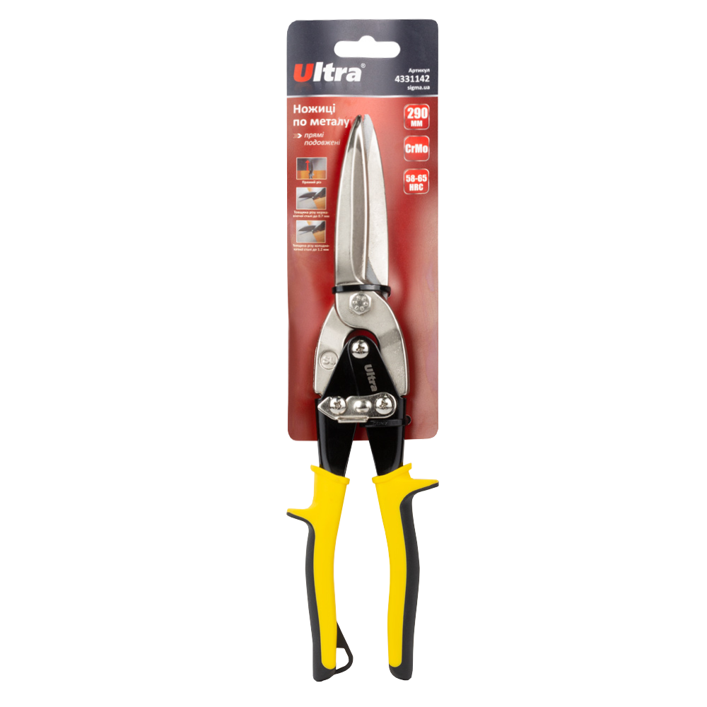 Ножницы по металлу прямые Ultra CrMo 290 мм (50268) Ножницы по металлу прямые Ultra CrMo 290 мм (50268)