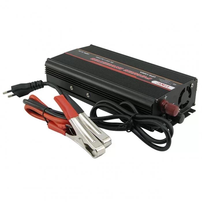 Преобразователь напряжения с зарядным устройством UKC AC/DC 12V/220V UPS 1800W Charge (8444)