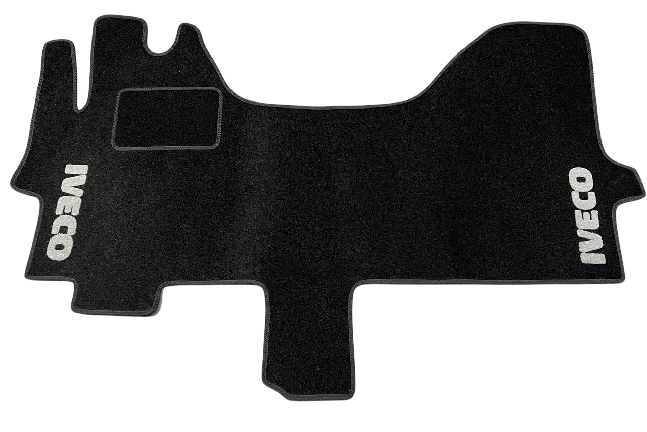 Коврики в салон ворсовые для Iveco Dailly 5 1+1 сиденье 2011 5 шт. Черный (27326916)