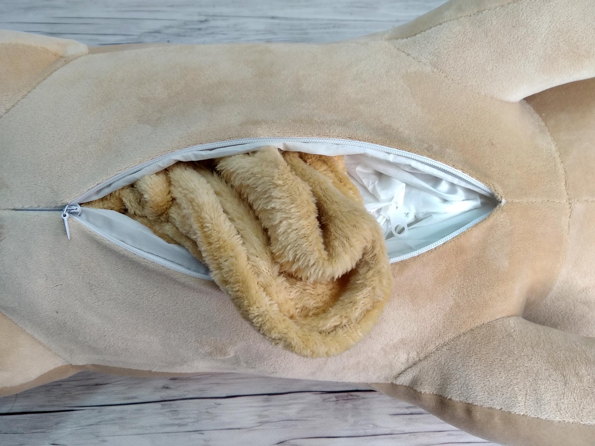 М'яка іграшка Мопс з пледом усередині довжина 60 см (15167838) - фото 4 М'яка іграшка Мопс з пледом усередині довжина 60 см (15167838) - фото 4