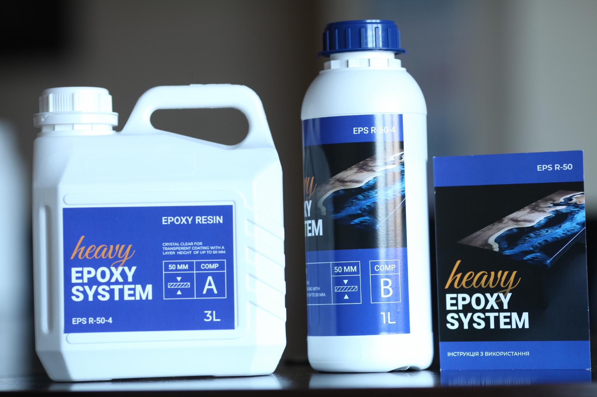 Смола епоксидна для товстого шару Heavy Epoxy System 4 кг (EPS R-50 -4)