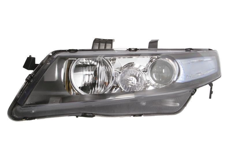Фара передняя левая Honda Accord VII 2005-2008 H1/H1 черная рамка (217-1162L-LDEM2)