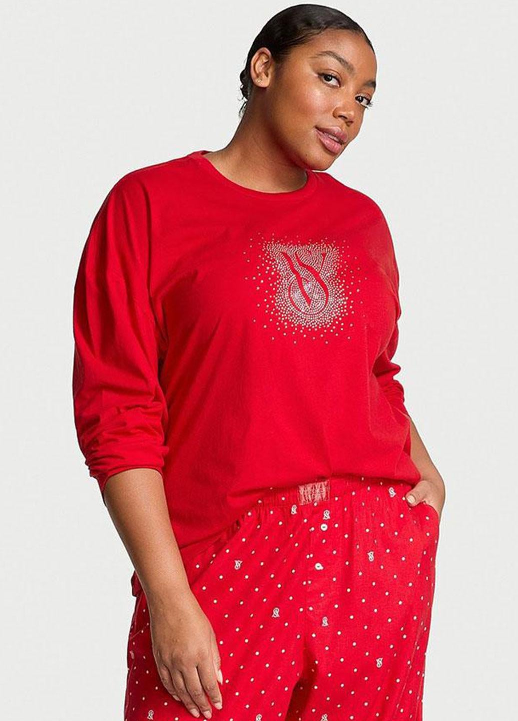 Лонгслив Victoria's Secret M Красный (70000419566SPBM) Лонгслив Victoria's Secret M Красный (70000419566SPBM)