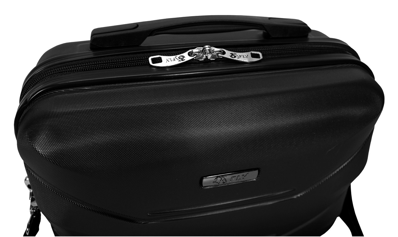 Кейс-пілот ручна поклажа Fly К147 30х37х18 см Чорний - фото 3