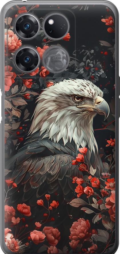 Чехол на OnePlus Ace Racing Цветочный страж (6102u-2955-42517)