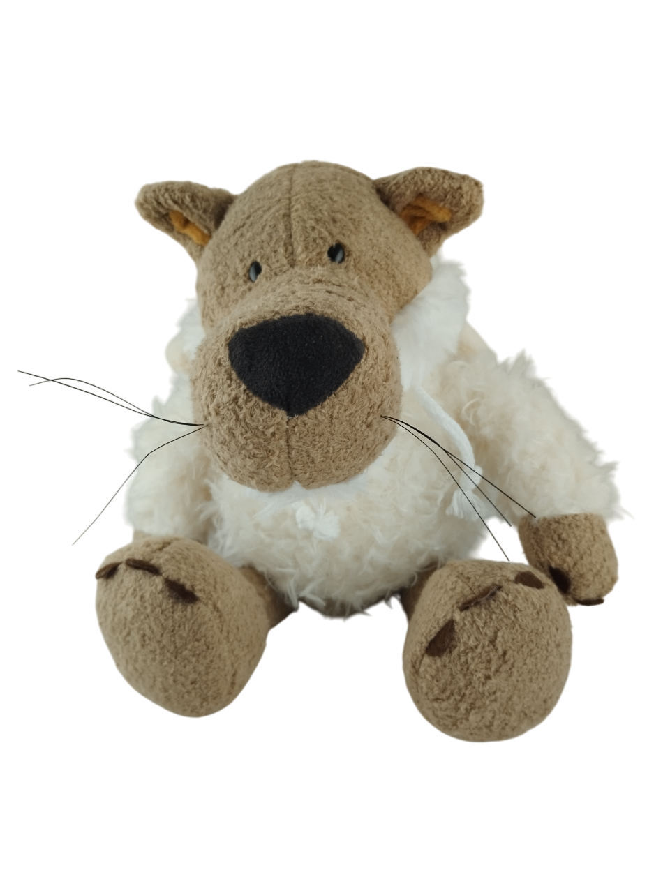 Плюшева іграшка Вовк у кофті 22 см Коричневий (000011)