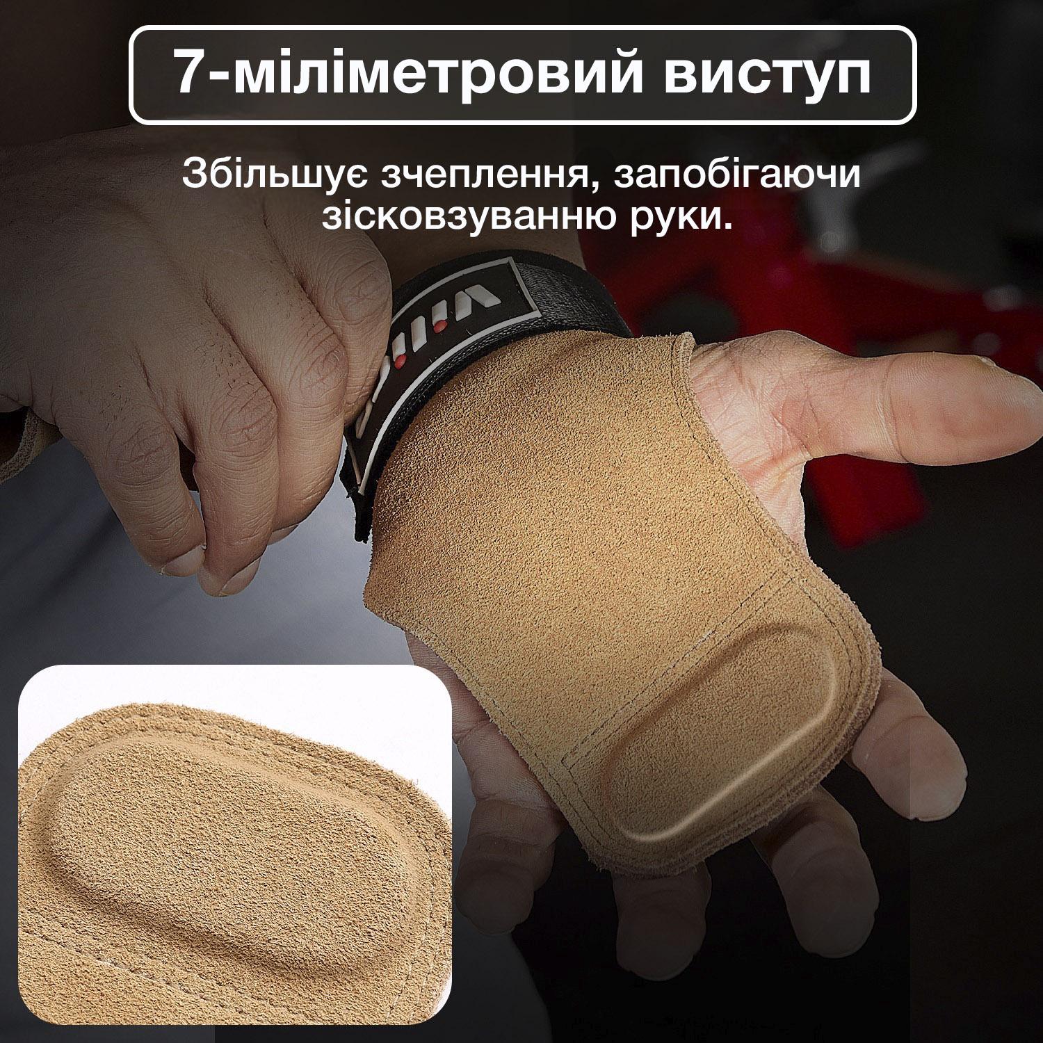 Накладки гімнастичні на руки Vilico шкіряні Чорний (64_3_0_1) - фото 9 Накладки гімнастичні на руки Vilico шкіряні Чорний (64_3_0_1) - фото 9