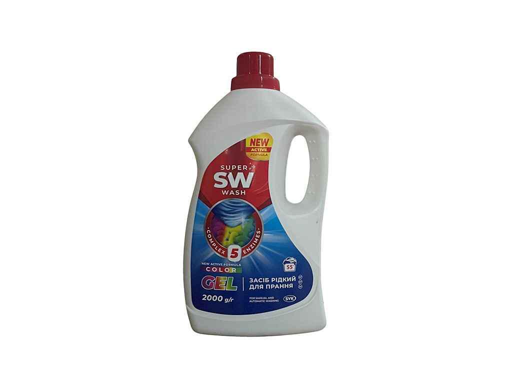 Гель для стирки Super Wash автоматическая/ручная COLOR 2 л (927231)