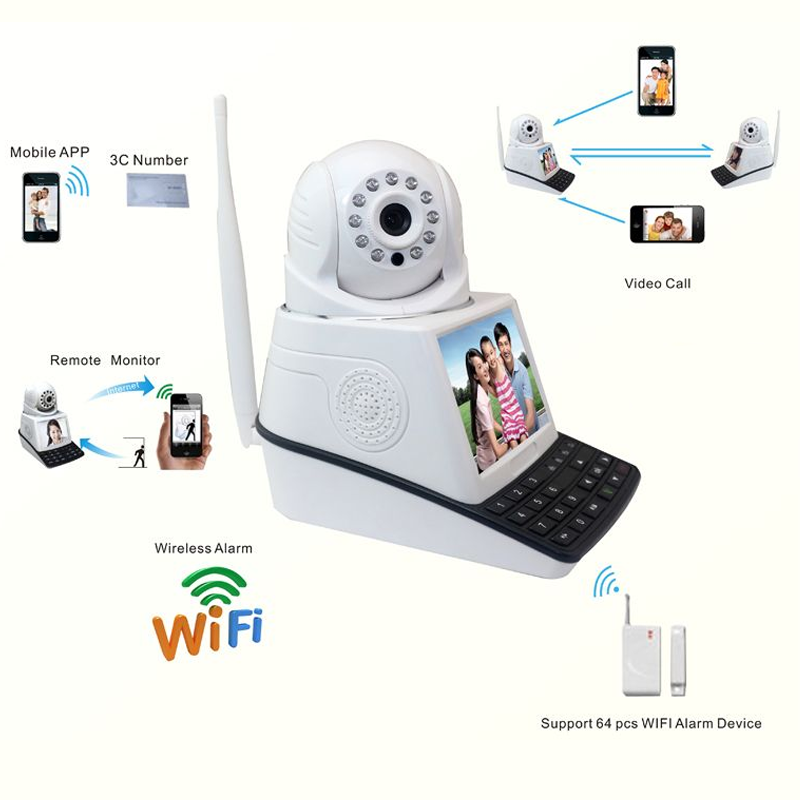 Камера відеоспостереження IP з екраном поворотна Net-Cam Screen PTZ-01 Wifi 4в1 - фото 3 Камера відеоспостереження IP з екраном поворотна Net-Cam Screen PTZ-01 Wifi 4в1 - фото 3