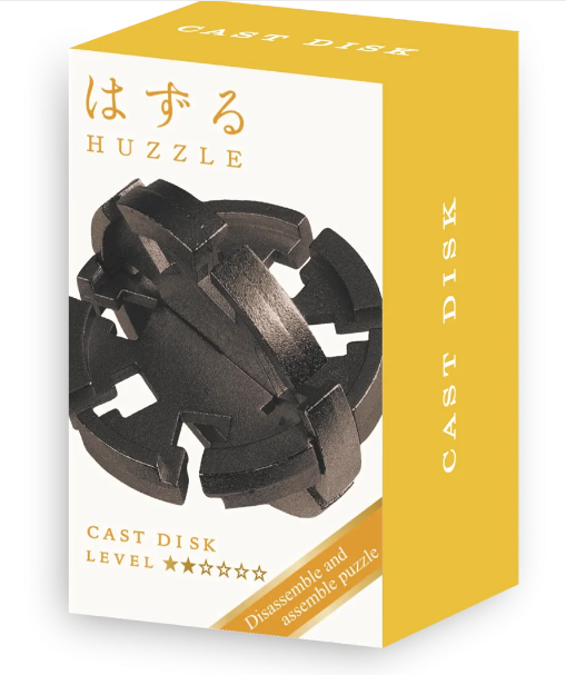 Головоломка для дорослих HUZZLE Hanayama Disk 2 рівень (515172) - фото 3 Головоломка для дорослих HUZZLE Hanayama Disk 2 рівень (515172) - фото 3