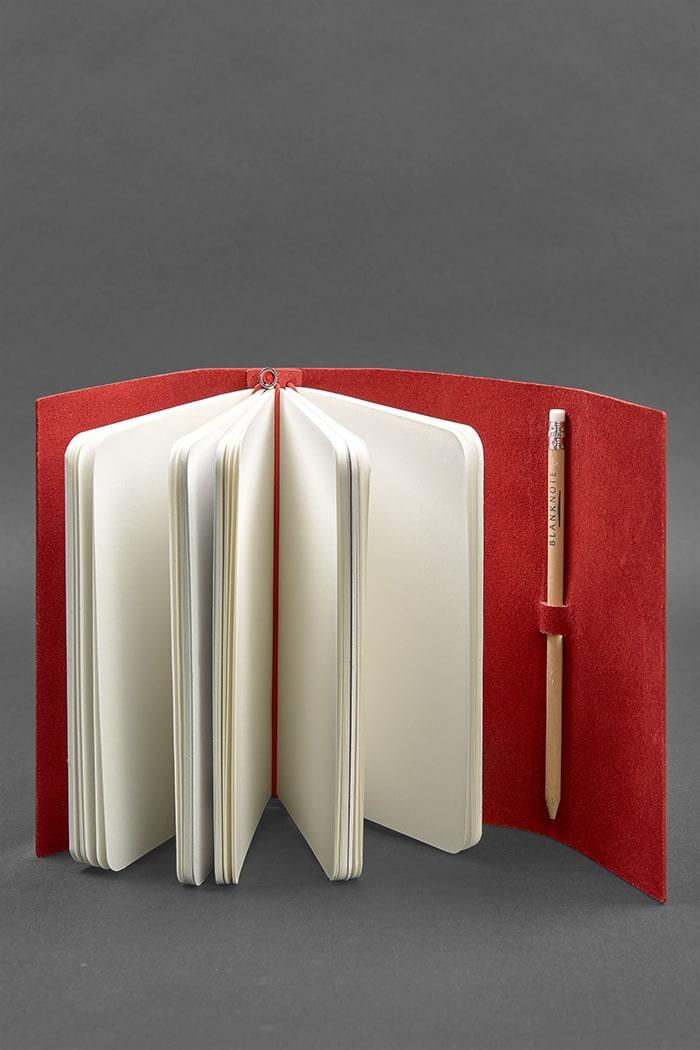 Блокнот женский кожаный Софт-бук 1.0 Красный (A-026870) - фото 2 Блокнот женский кожаный Софт-бук 1.0 Красный (A-026870) - фото 2