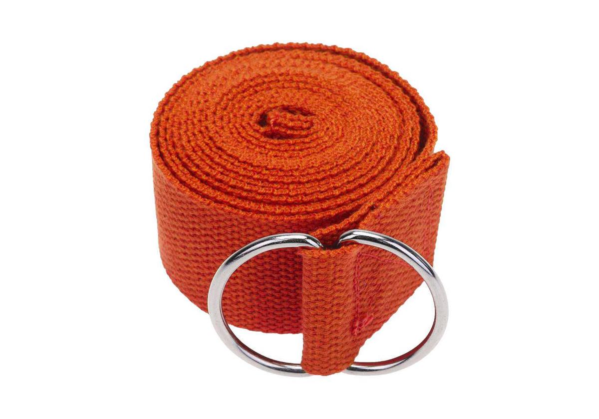 Ремень для йоги EasyFit Оранжевый (EF-1830-OR) - фото 1 Ремень для йоги EasyFit Оранжевый (EF-1830-OR) - фото 1