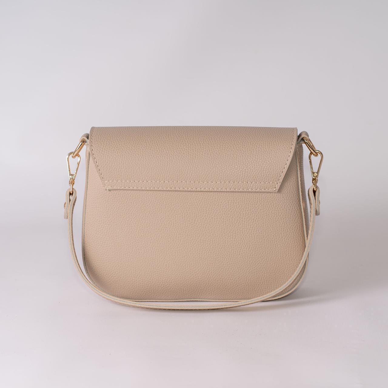 Сумка жіноча крос-боді XENIA № 44-24 з еко-шкіри Бежевий - фото 2 Сумка жіноча крос-боді XENIA № 44-24 з еко-шкіри Бежевий - фото 2