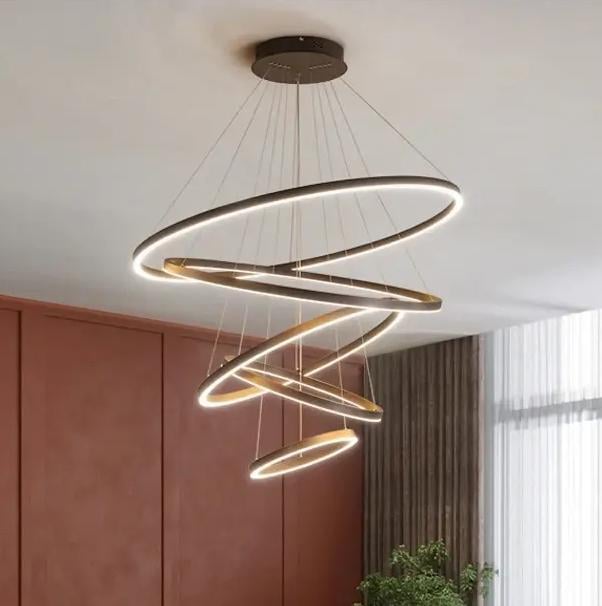 Люстра LED Олімпія PJ812С-5 20/30/40/80/100 см Коричневий (703745)