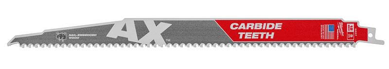 Полотно для сабельной пилы Milwaukee Heavy Duty AX по дереву с гвоздями 5 шт. (48005527)