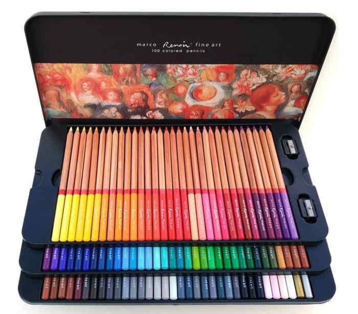 Олівці кольорові Marco Fine Art 100 кольорів