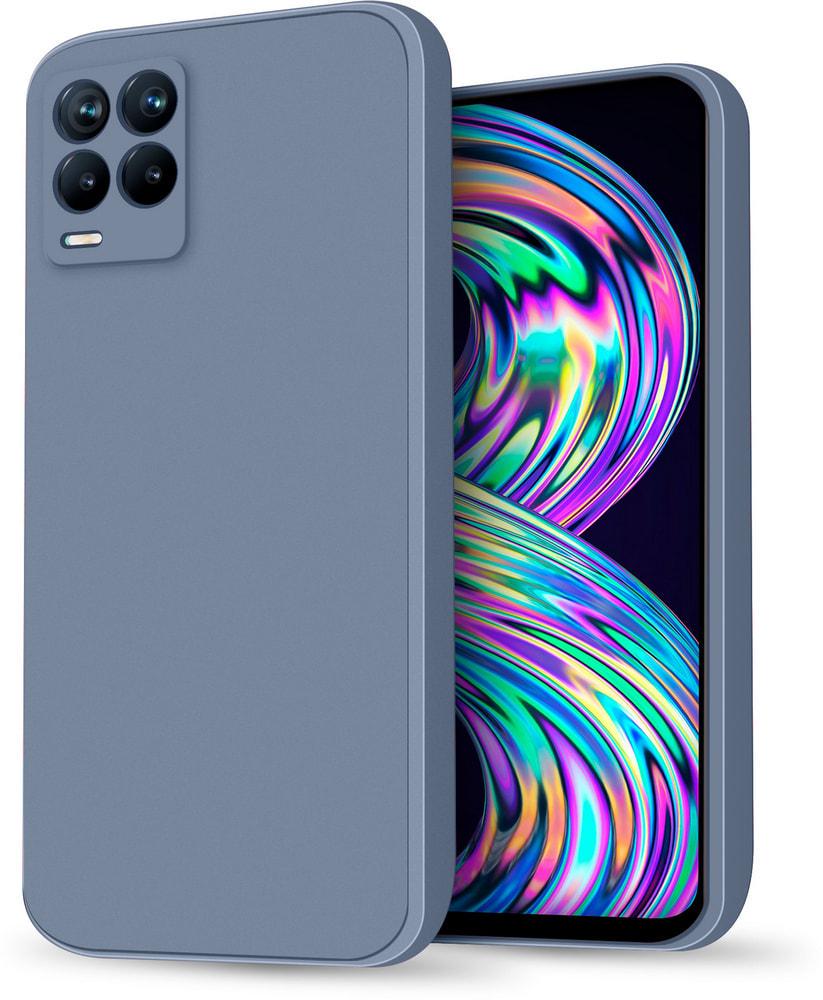 Силиконовый чехол HardCorner для Realme 8 Gray Blue (29964-6D)