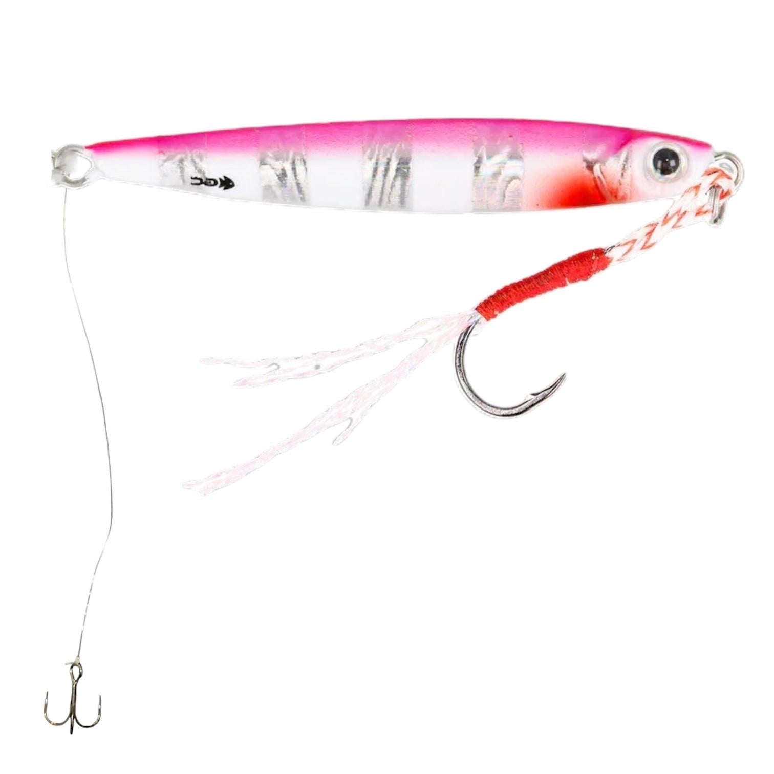 Пилькер Golden Catch Dasher 210 Glow с поводком и тройником для ловли саргана/ставриды/луфаря/жере/судака 7 г (125647999)