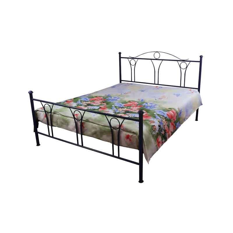 Простыня Руно Summer flowers Сатин 143x215 см Голубой (17842)