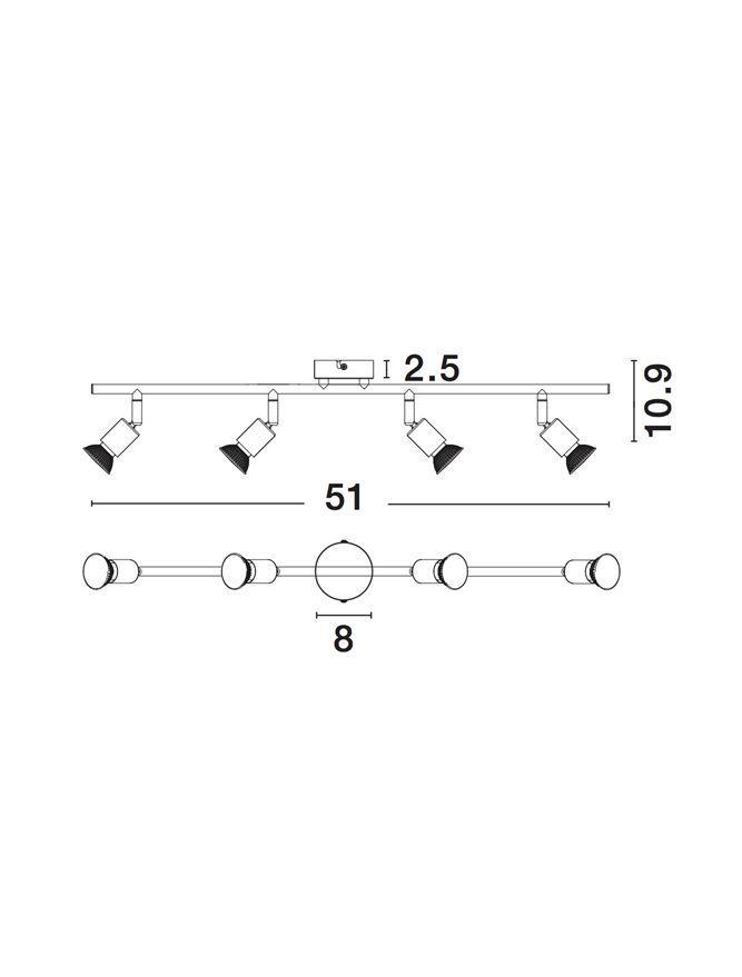Спот Nova Luce Base (662004) - фото 2 Спот Nova Luce Base (662004) - фото 2