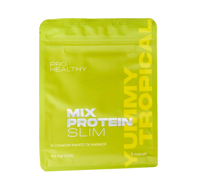 Протеиновый коктейль готов для контроля аппетита и коррекции веса тела Mix Protein Control Yummy Tropical 145 г 5 порций (27768290)