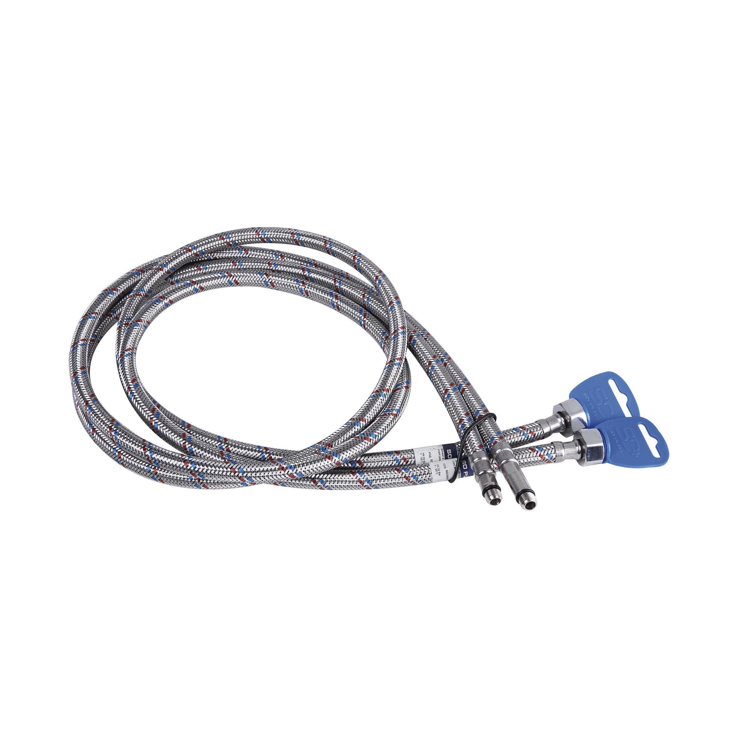 Подводка для воды гибкая SD Plus М10 пара 150 см (SD396W150)