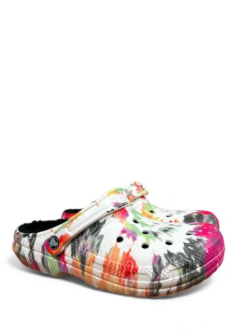 Сабо утеплені Crocs Classic Lined Tie Dye Clogs 206683-0C4 р. 32/33 19,5 см (2043716942)