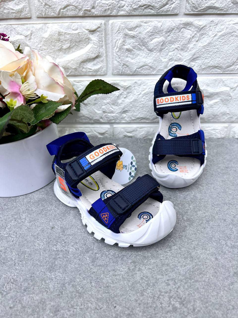 Босоножки для мальчика ТОМ.М 1751 р. 25 16,3 см Синий