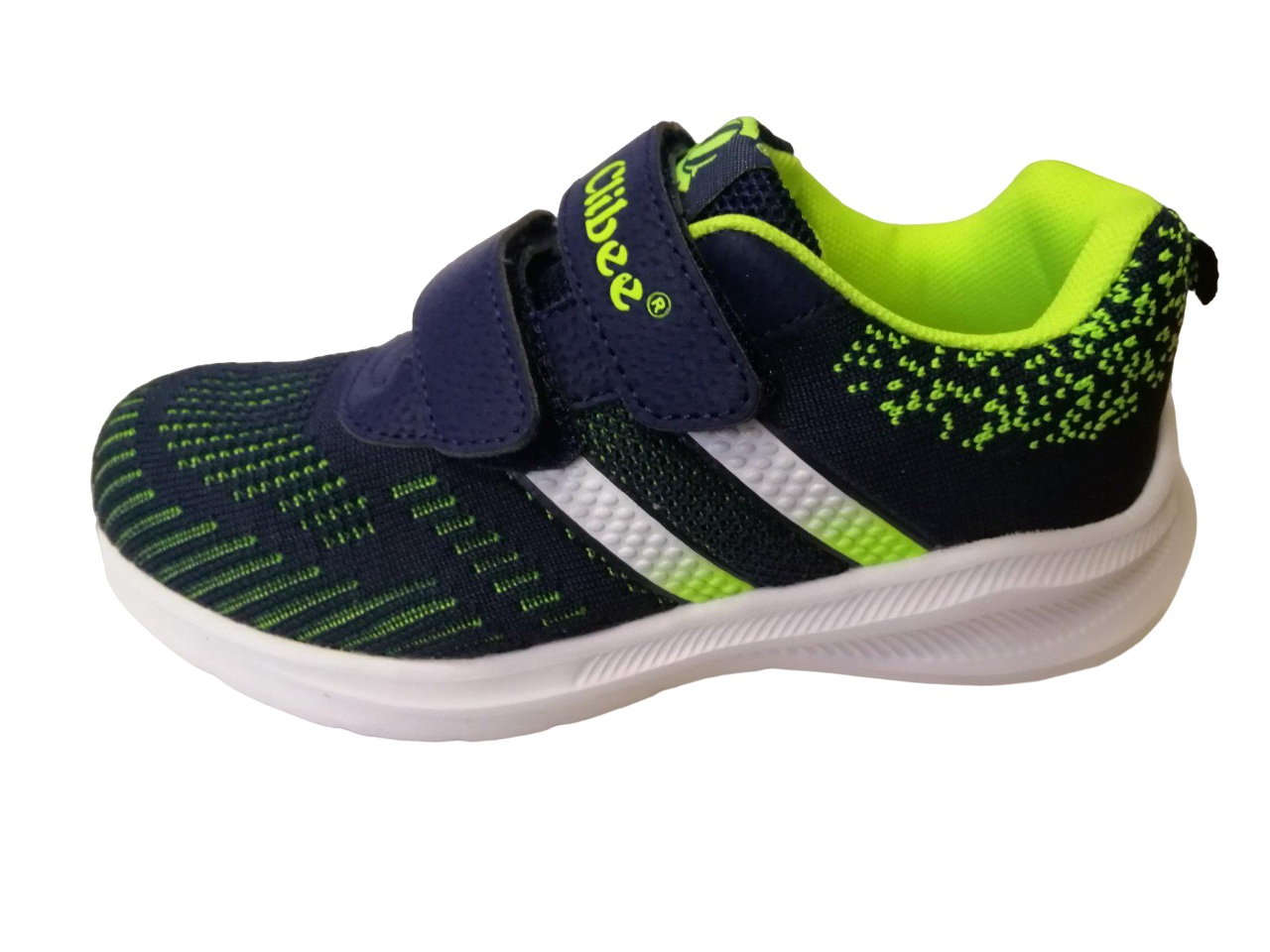 Кроссовки для мальчика Clibee р. 36 23,2 см Синий (877 F b/green)