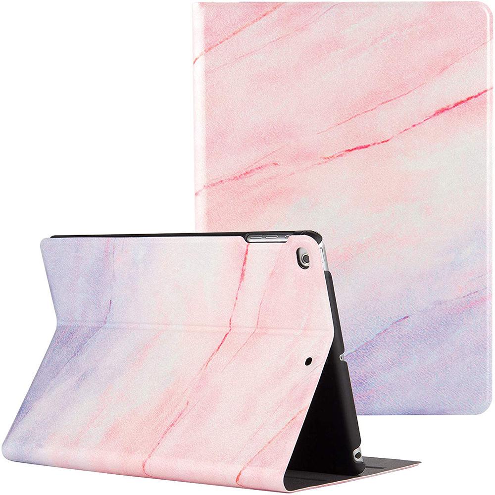 Чехол книжка SilkCase Marble для iPad 9,7 Air/Air 2/2017/2018 Purple (18688)