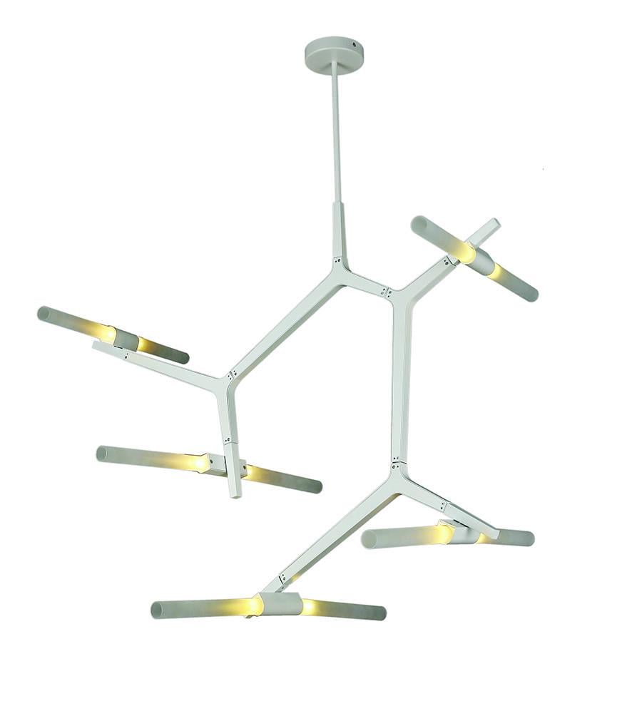 Люстра Levistella 756LPR189-10 WH Лофт на 10 ламп Белый (1887928976)