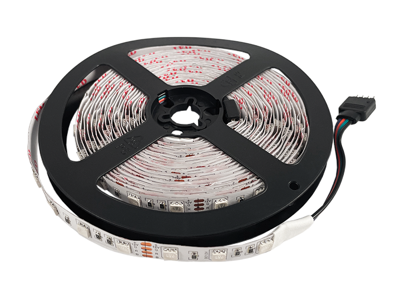 Світлодіодна стрічка AVT 1 м SMD5050 60 LED 12В 14.4Вт/м IP20 RGB (6604)