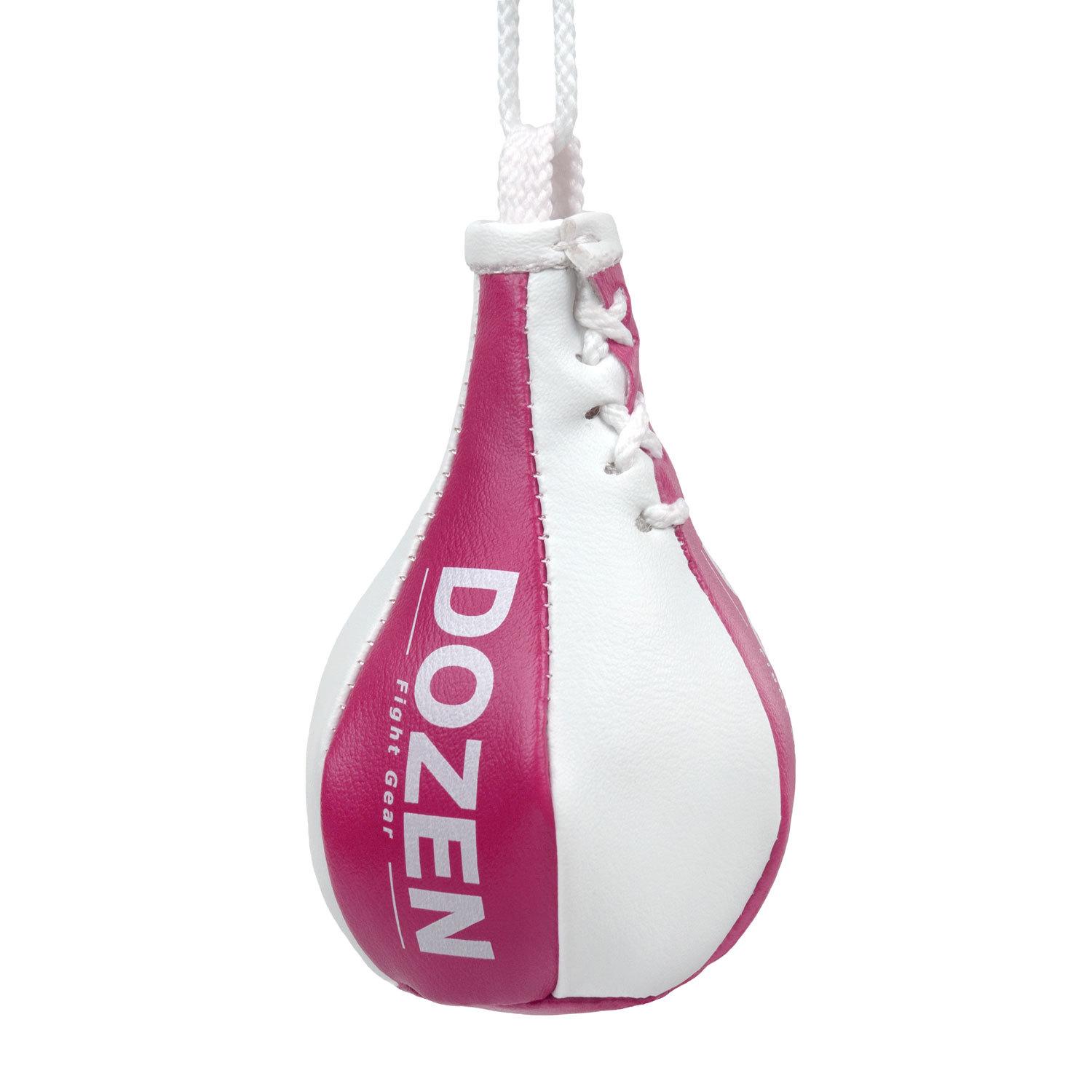 Брелок мини-груша Dozen Light Mini Speed Bag Розово-белый - фото 1 Брелок мини-груша Dozen Light Mini Speed Bag Розово-белый - фото 1