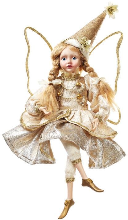 Рождественская фигурка Фея в золотом 40 см (BD-NY14-418)