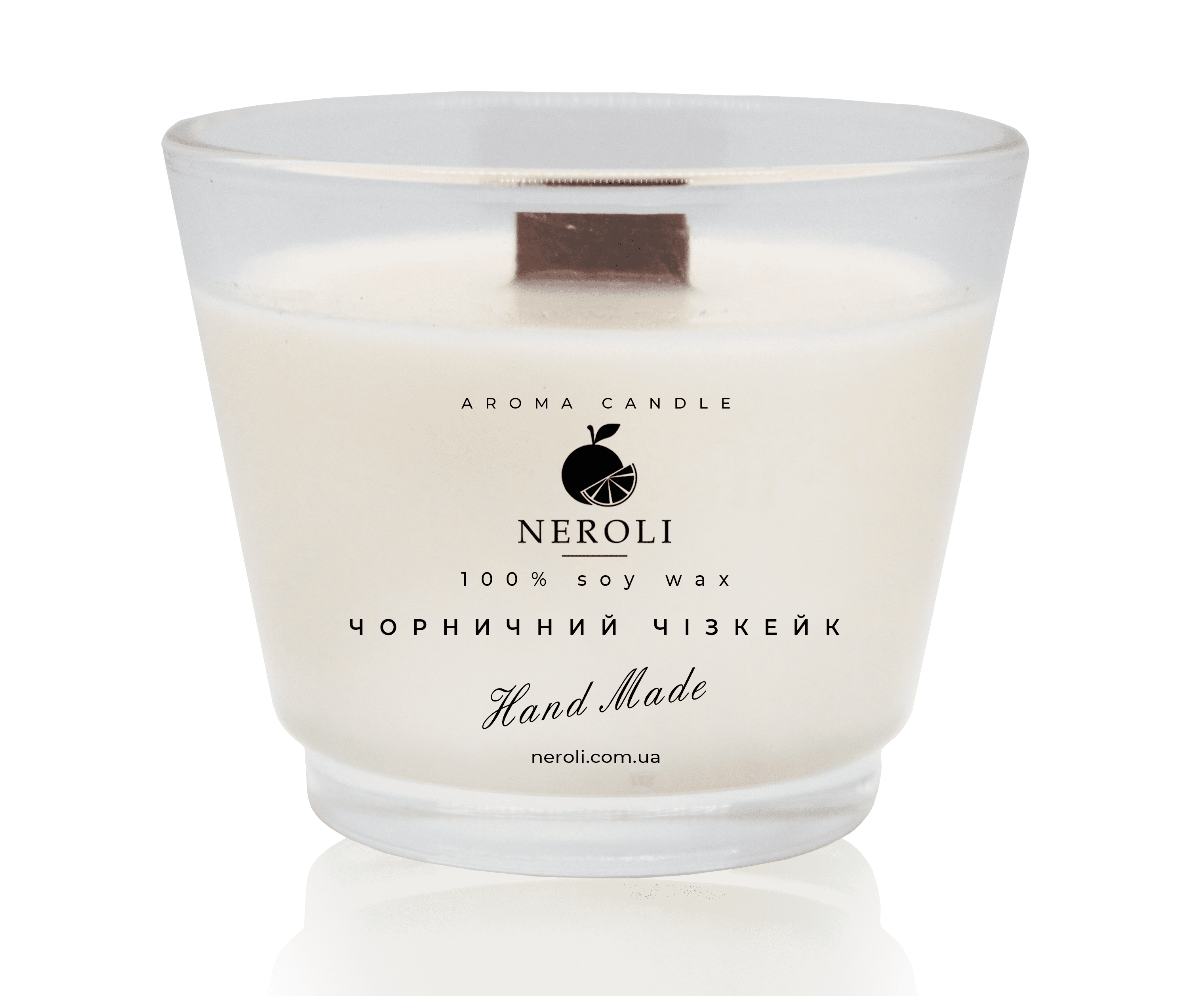 Аромасвеча соевая NEROLI Черничный Чизкейк Crystal Grace 100 мл