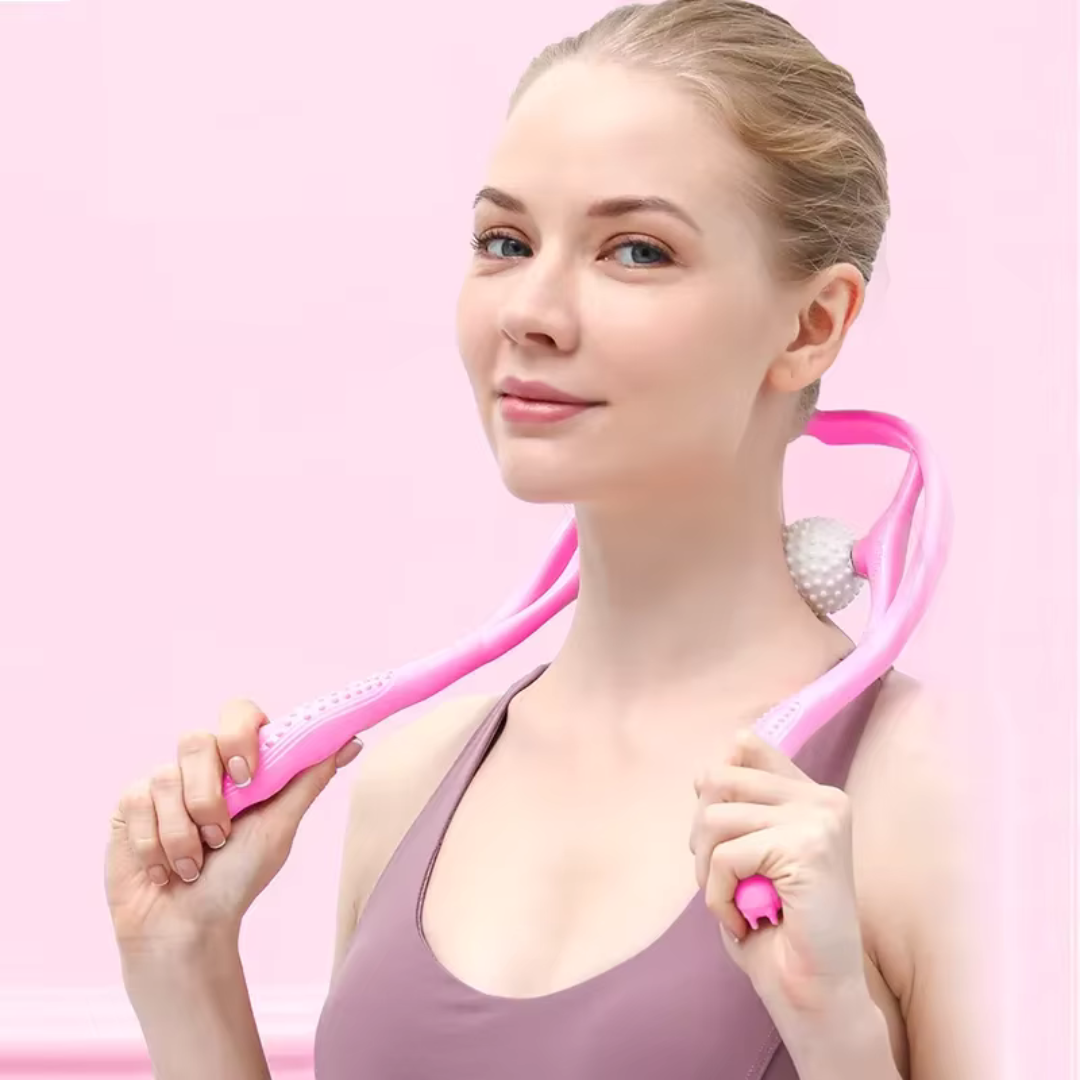 Масажер для тіла універсальний роликовий (TV11-13-Pink) - фото 7